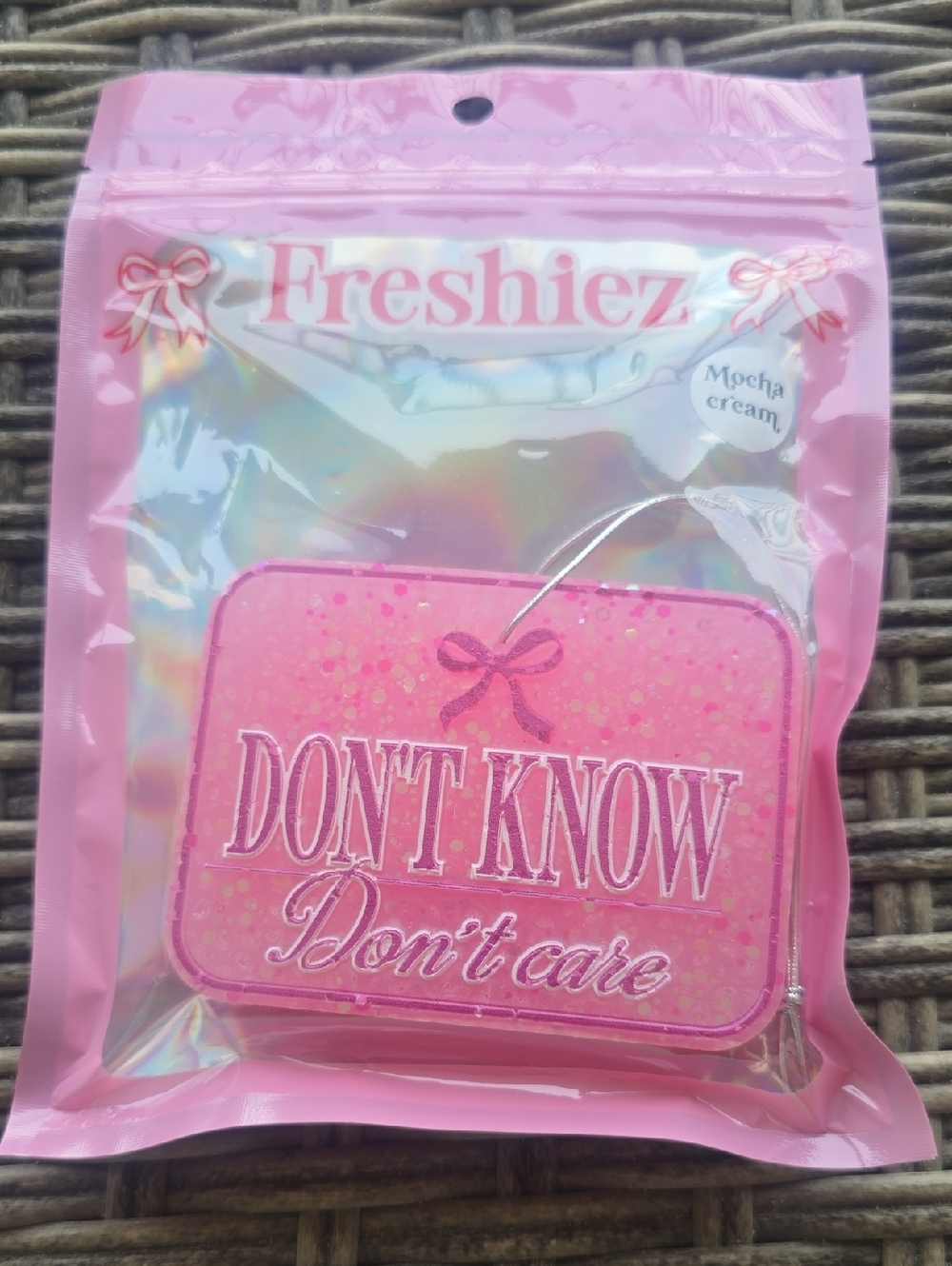 Simply Southern Pink Freshiez Air Freshener, Mocha Cream Scent, NWT